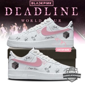 BLACKPINK Deadline World Tour Signatures Custom Air Force 1 Shoes