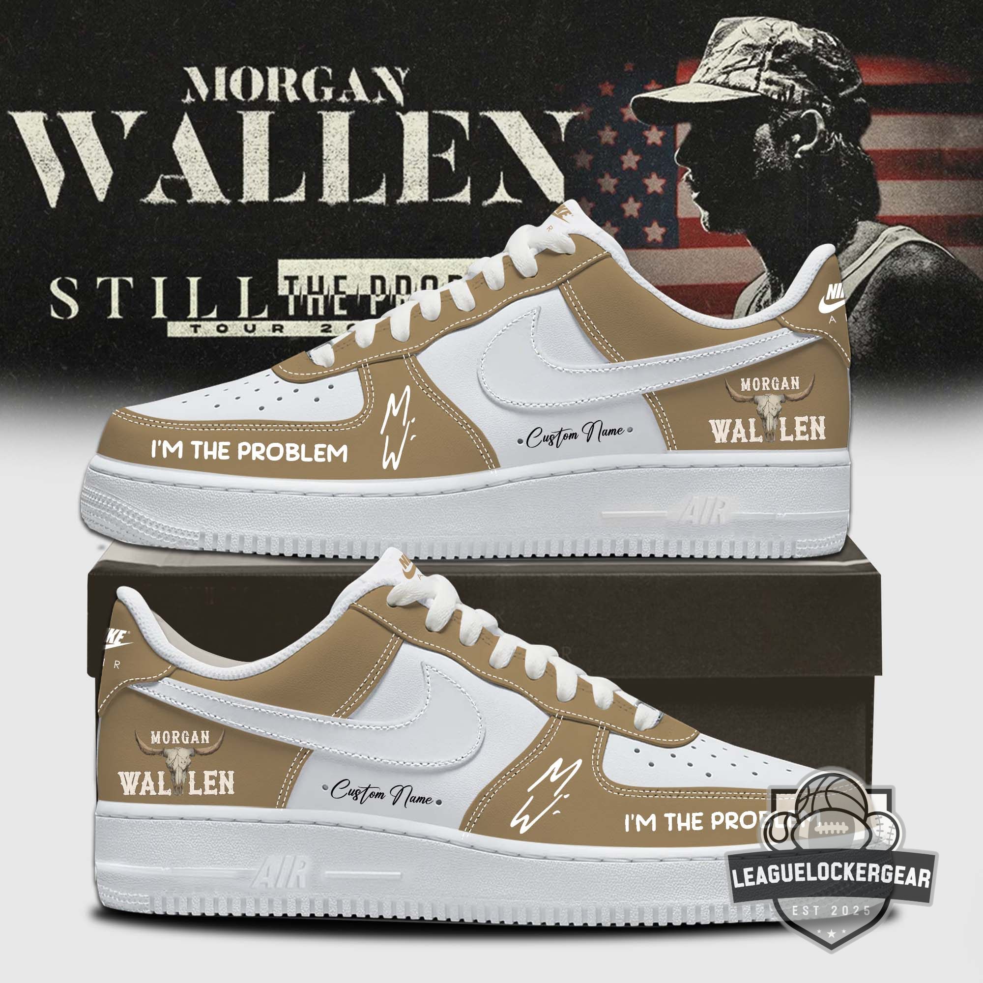 Morgan Wallen I'm The Problem Custom Air Force 1 Shoes