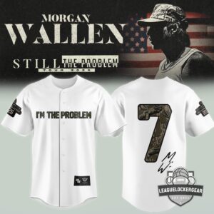 Morgan Wallen Still The Problem Tour 2026 I'm The Problem Baseball Jersey