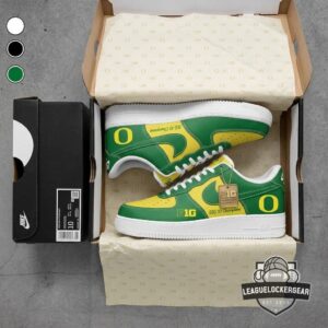 Oregon Ducks Big Ten Conference Nike Air Force 1 Shoes