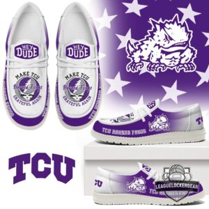 TCU Horned Frogs Grateful Dead Make TCU Grateful Again Hey Dude Shoes