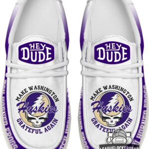 Washington Huskies Grateful Dead Steal Your Face Hey Dude Shoes