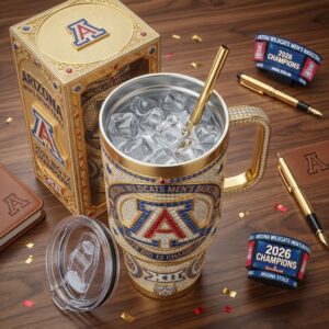 Arizona Wildcats Men's Basketball 2026 Big 12 Champions Tumbler Cup