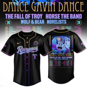 Dance Gavin Dance The Fall Of Troy Tour 2026 Baseball Jersey