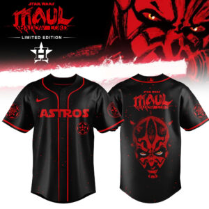 Houston Astros Star Wars Maul Shadow Lord Limited Edition Baseball Jersey