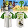Philadelphia Phillies Shrek 25th Anniversary Baseball Jersey