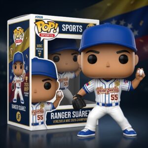 Ranger Suárez Venezuela WBC 2026 Champion MVP Funko Pop Figure