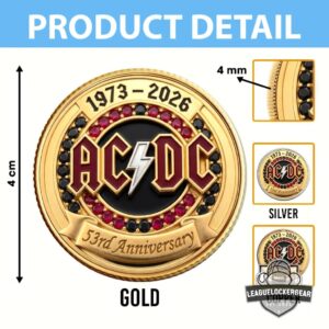 AC/DC 53rd Anniversary 1973-2026 Commemorative Coin