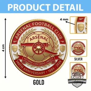 Arsenal Football Club 140th Anniversary 1886-2026 Commemorative Coin