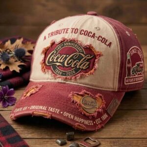 Coca-Cola 140th Anniversary 1886-2026 Tribute Cap