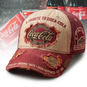 Coca-Cola 140th Anniversary 1886-2026 Tribute Cap