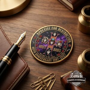 Guns N' Roses Appetite For Destruction 40th Anniversary Commemorative Coin