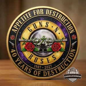 Guns N' Roses Appetite For Destruction 40th Anniversary Commemorative Coin