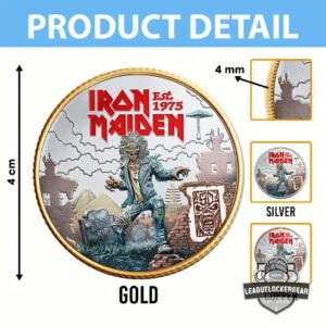 Iron Maiden 50th Anniversary Est 1975 Collectible Coin