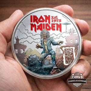 Iron Maiden 50th Anniversary Est 1975 Collectible Coin