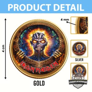Iron Maiden The Book Of Souls Commemorative Coin