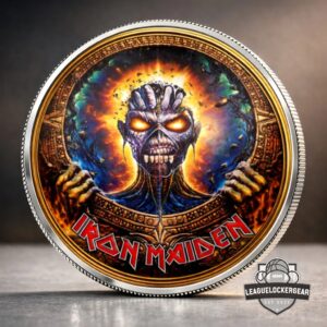 Iron Maiden The Book Of Souls Commemorative Coin
