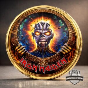 Iron Maiden The Book Of Souls Commemorative Coin