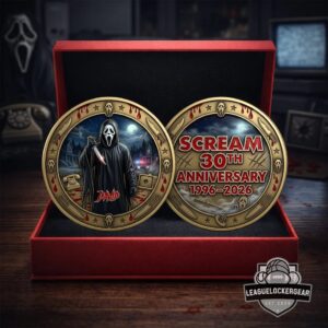 Scream 30th Anniversary 1996-2026 Challenge Coin