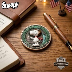 Snoopy 250 Years One Nation Commemorative Coin