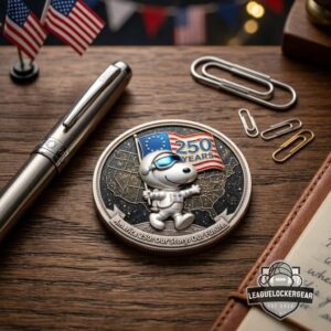 Snoopy Astronaut America 250 Years Anniversary Commemorative Coin
