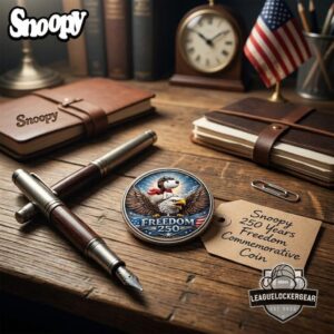 Snoopy Freedom 250 Commemorative Coin