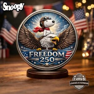 Snoopy Freedom 250 Commemorative Coin