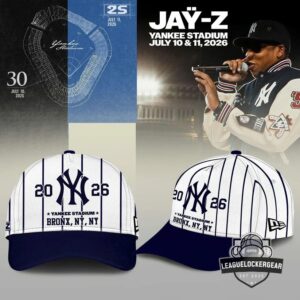 Jay-Z New York Yankees S. Carter Yankee Stadium 2026 Concert Baseball Jersey