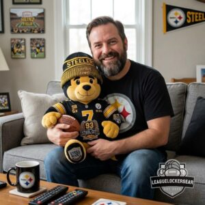Pittsburgh Steelers 93 Years Steel City Big Ben Pillow