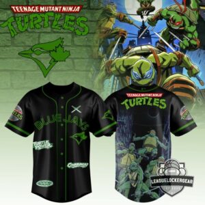 Toronto Blue Jays Teenage Mutant Ninja Turtles Crossover Baseball Jersey