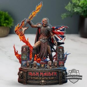 Iron Maiden 50 Years Of Metal Glory Collectible Statue