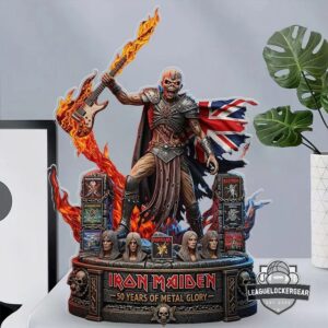 Iron Maiden 50 Years Of Metal Glory Collectible Statue