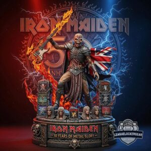 Iron Maiden 50 Years Of Metal Glory Collectible Statue