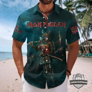 Iron Maiden Samurai Eddie Run For Your Lives World Tour 2026 Hawaiian Shirt