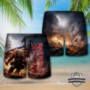 Iron Maiden The Trooper Run For Your Lives Setlist Hawaiian Shirt and Shorts