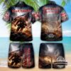 Iron Maiden The Trooper Run For Your Lives Setlist Hawaiian Shirt and Shorts
