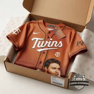 Alex Warren Finding Family on the Road 2026 World Tour Minnesota Twins Baseball Jersey