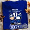 Duke Blue Devils Snoopy Charlie Brown Forever A Fan T-Shirt