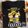 Snoopy Forever a Iowa Hawkeyes Fan T-Shirt