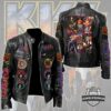 KISS Hottest Band In The World NYC 1973 Patches Leather Jacket