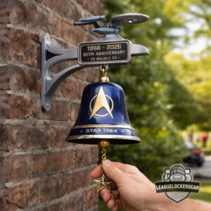 Star Trek 60th Anniversary To Boldly Go Wall Bell