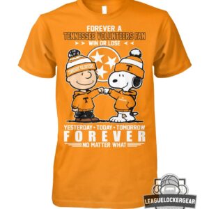Tennessee Volunteers Snoopy Charlie Brown Forever A Fan T-Shirt