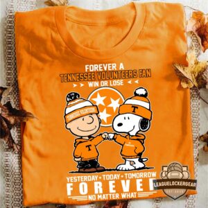 Tennessee Volunteers Snoopy Charlie Brown Forever A Fan T-Shirt