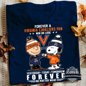 Virginia Cavaliers Snoopy Charlie Brown Forever Fan T-Shirt
