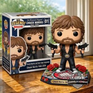 Chuck Norris In Honored Legend 1940-2026 Funko Pop Figure