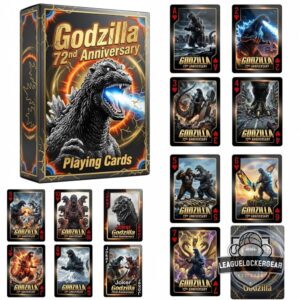 Godzilla 72nd Anniversary Playing Cards