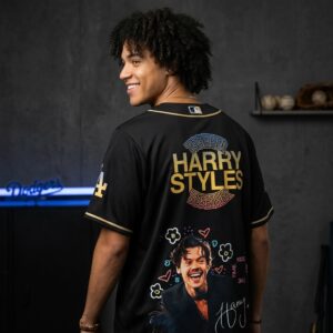 Harry Styles x LA Dodgers Together Tour 2026 Baseball Jersey