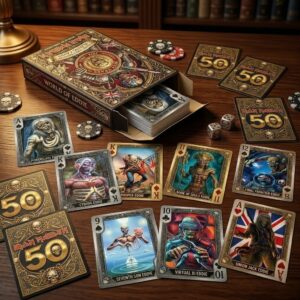 Iron Maiden 50th Anniversary World of Eddie Deck Collector's Edition Playing Cards