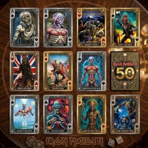 Iron Maiden 50th Anniversary World of Eddie Deck Collector's Edition Playing Cards