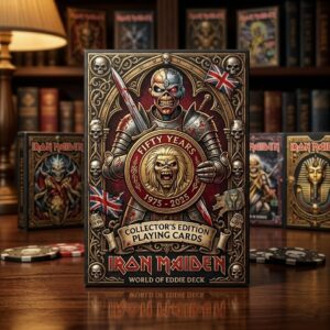 Iron Maiden 50th Anniversary World of Eddie Deck Collector's Edition Playing Cards